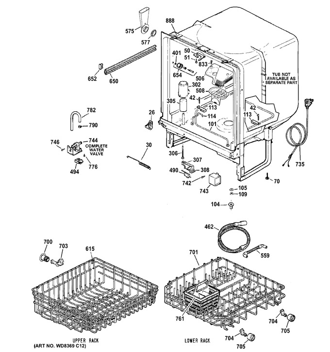 Diagram for GSD2301V35BB