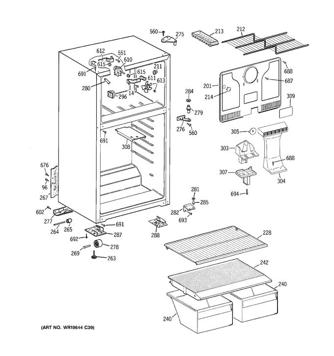 Diagram for GTS18ABDHRWW