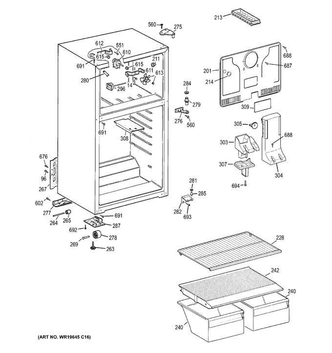 Diagram for GTS16BBSJRWW