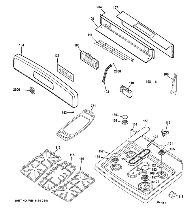Diagram for JGB840SET3SS