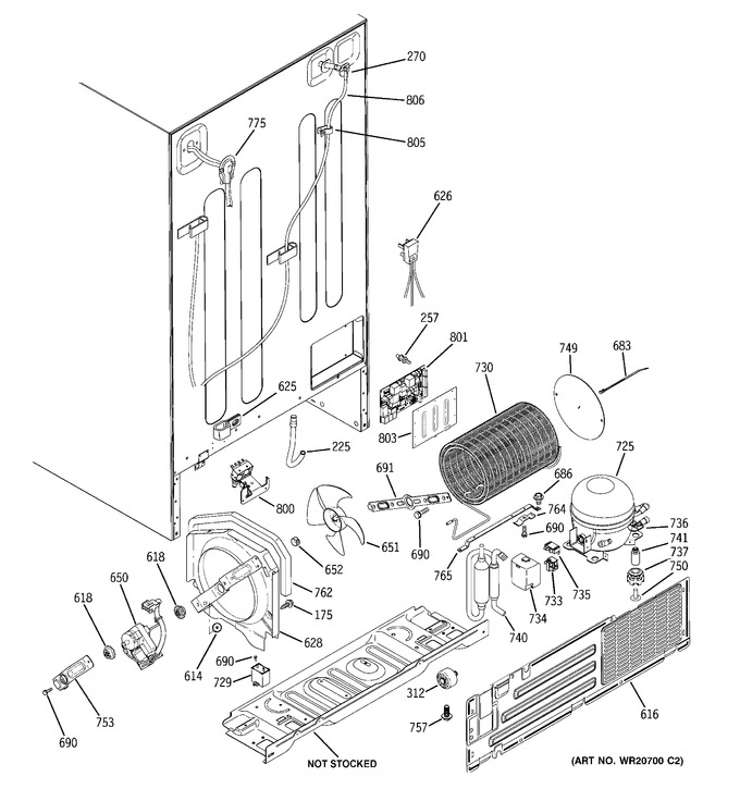 Diagram for PSE26KGEBEWW