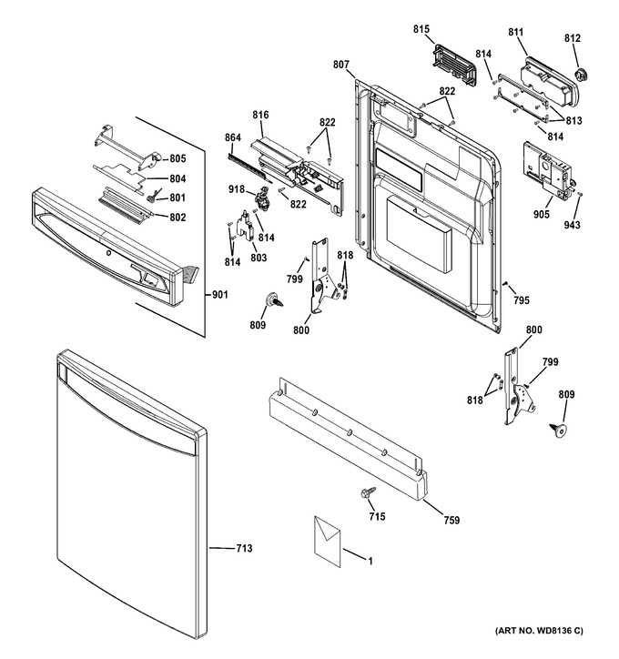 Diagram for PDW8200J01WW