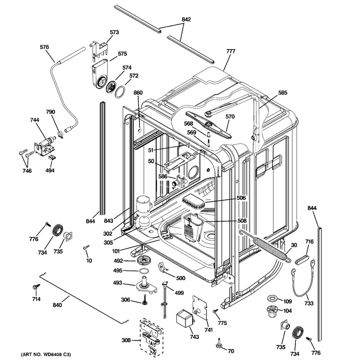 Diagram for GDWT668V55SS