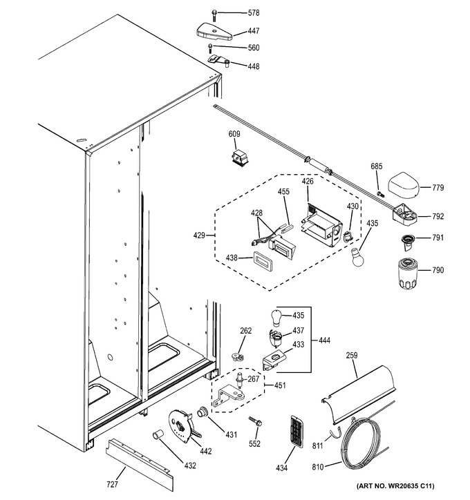 Diagram for GSF25JGDE BB