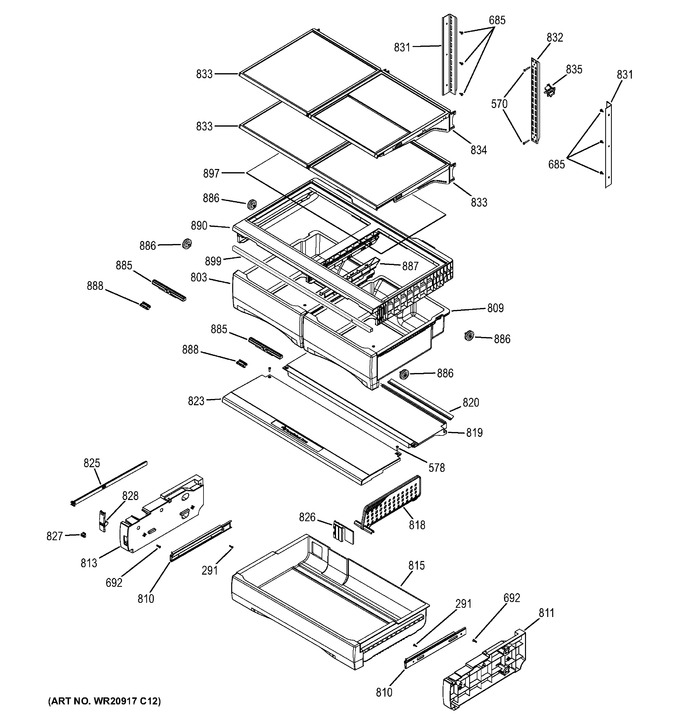 Diagram for GFE29HGDEBB