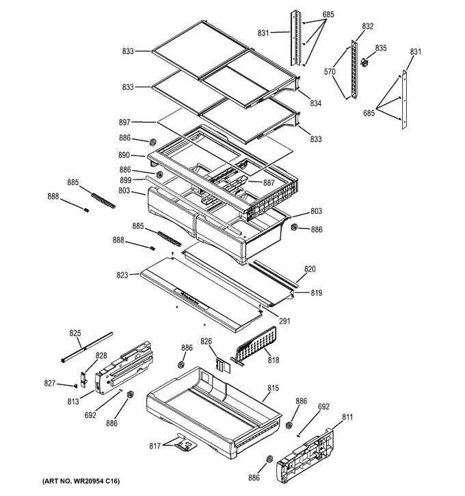 Diagram for GFE27GGDABB