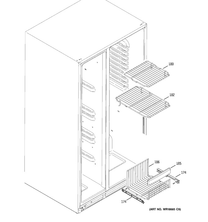 Diagram for GSF26KHWAWW