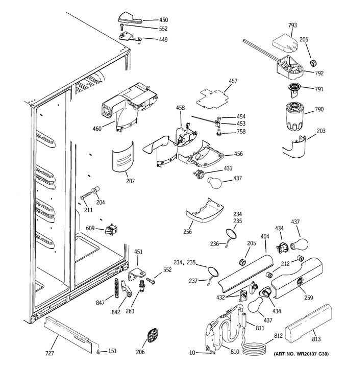 Diagram for GSF26KHWAWW