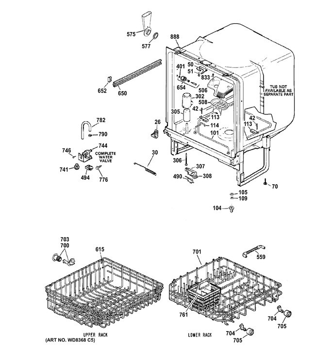 Diagram for GSC3500V00BB
