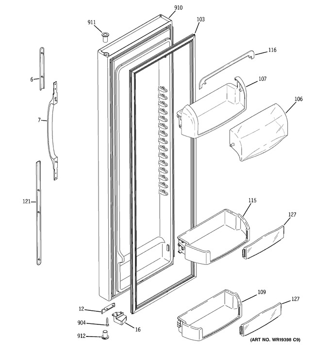 Diagram for DSS25KGRDWW