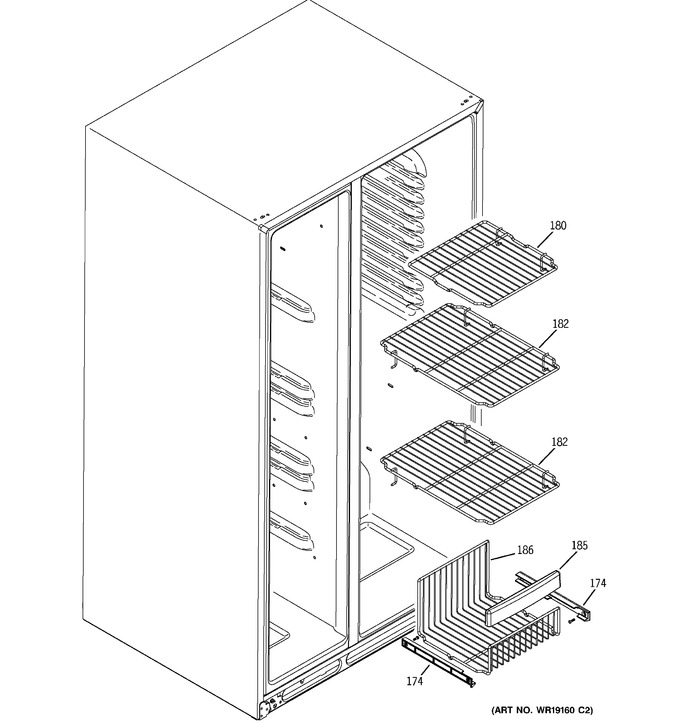 Diagram for DSS25KGRDWW