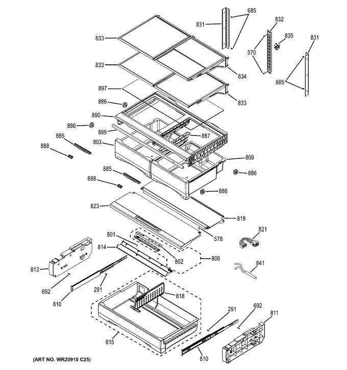 Diagram for GFE28HSHBSS