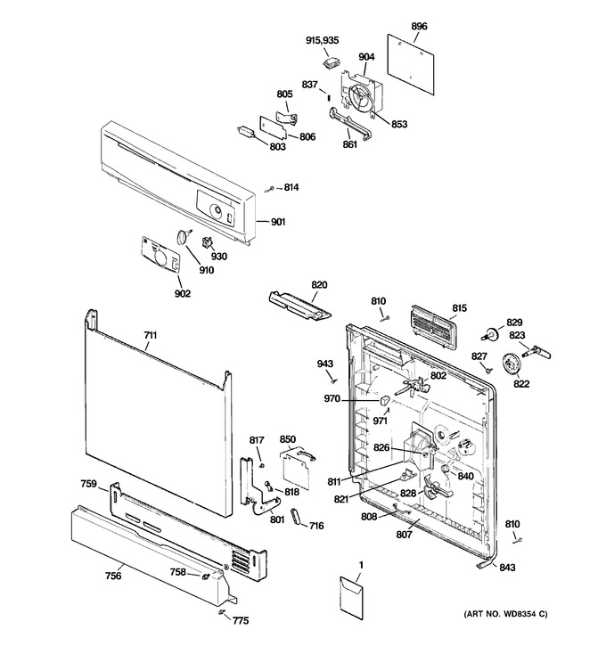 Diagram for GSD2101V50WW