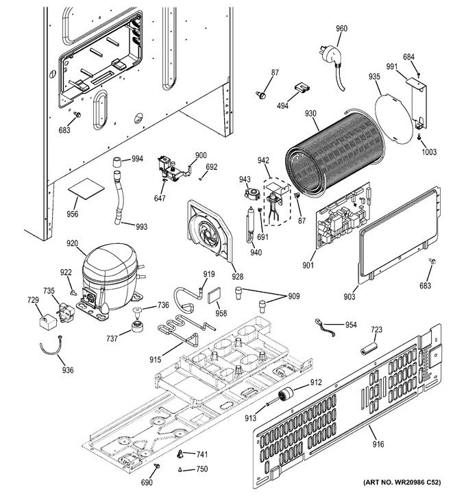 Diagram for CYE22TSHFSS