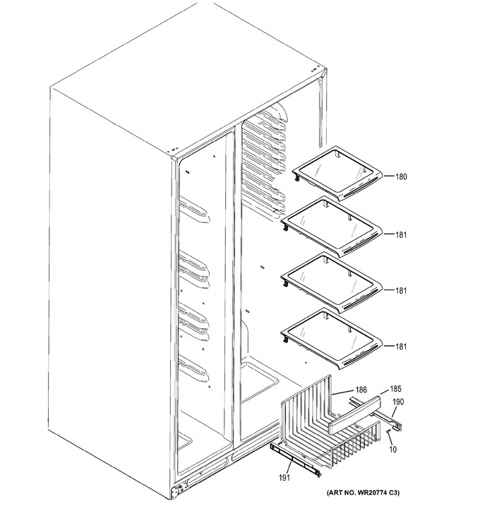 Diagram for DSE25JGHBCWW