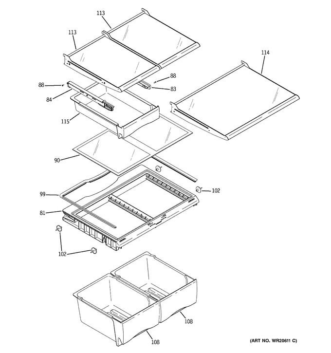 Diagram for GNE22GGEAFBB