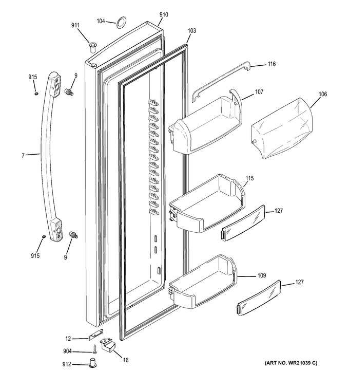 Diagram for PSE25KGHBHWW