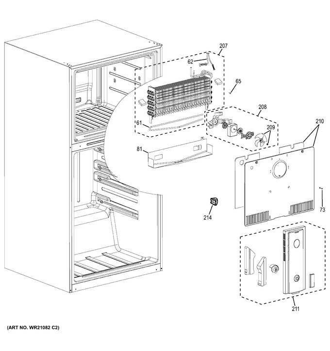 Diagram for GTE21GTHBWW