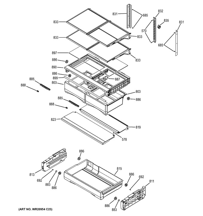 Diagram for GFE26GGHCWW