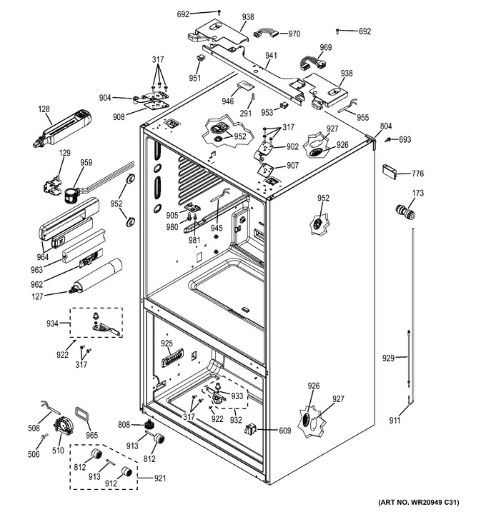 Diagram for GFE26GGHCWW