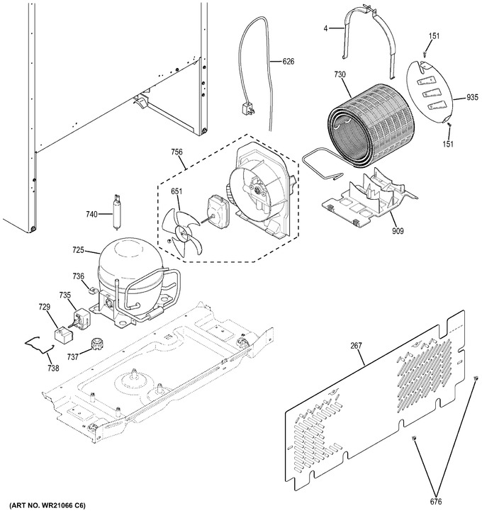 Diagram for GTE18ETHDRWW