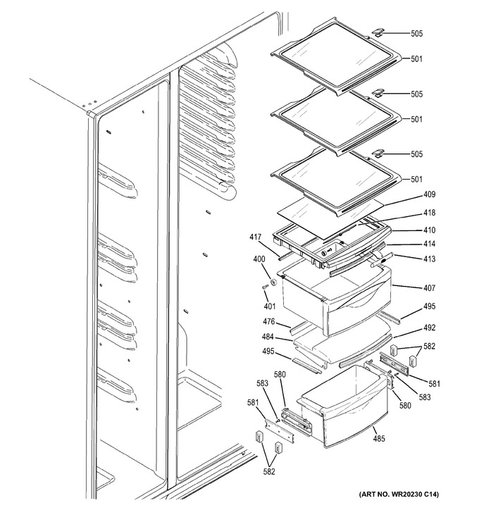 Diagram for GZS22DMJBFES