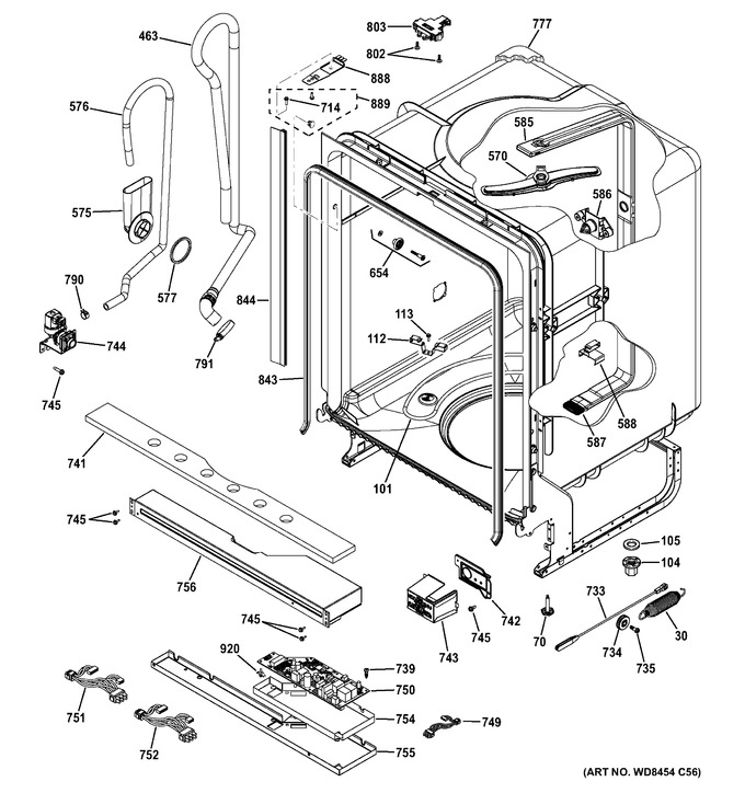 Diagram for GDF540HMF2ES