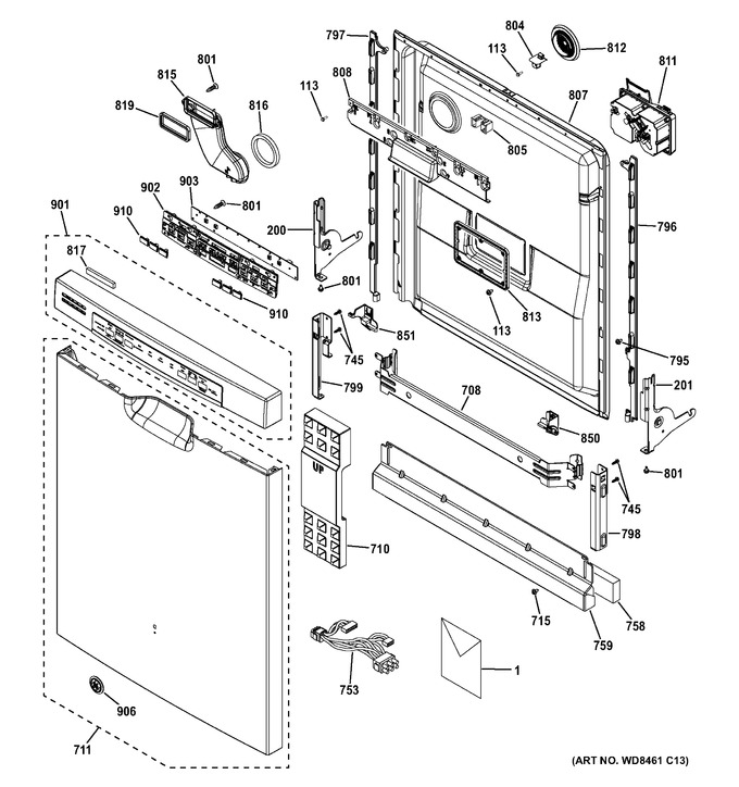 Diagram for GDF540HSD0SS