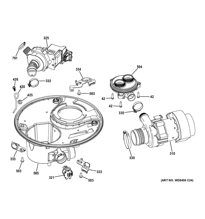 Diagram for GDF540HSF4SS