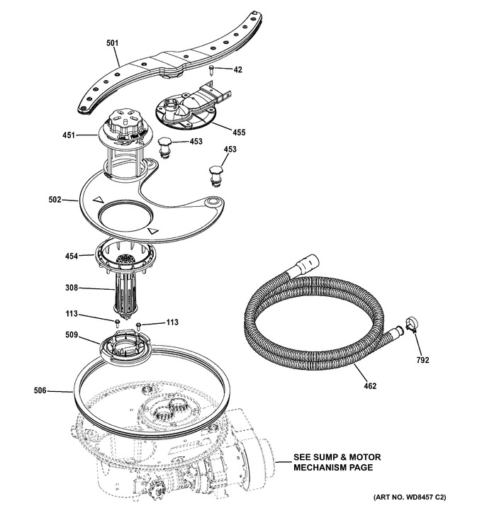 Diagram for GDT550HGD0WW