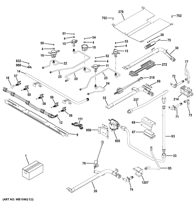Diagram for JGB860DEJ1BB