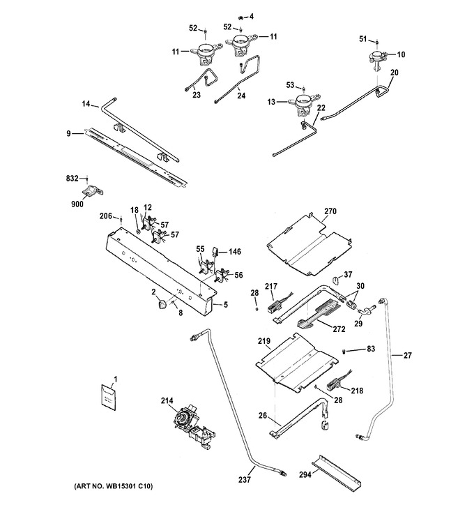 Diagram for JGB635DEK1CC