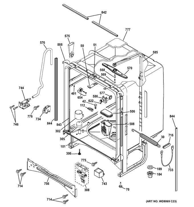 Diagram for PDW7800J01WW