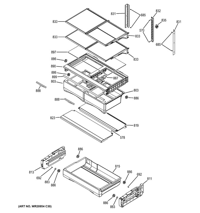Diagram for GFE26GMKBES