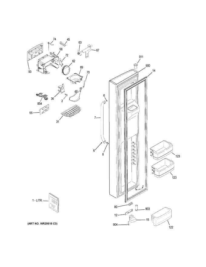 Diagram for GSHF3KGZBCWW
