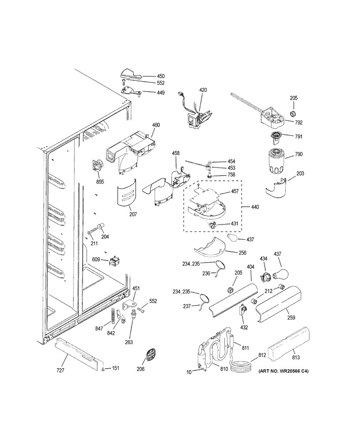 Diagram for GSHF3KGZBCWW