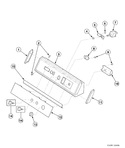 Diagram for Graphic Panel, Control Hood And Controls - 3 Cycle Timer