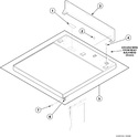 Diagram for Cabinet Top And Control Hood Rear Panel