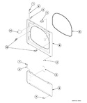 Diagram for Access Panel, Front Panel And Seal