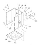 Diagram for Cabinet, Exhaust Duct And Base