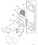 Diagram for Heater Duct Assembly (gas Models)
