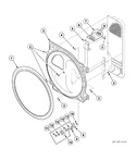 Diagram for Rear Bulkhead, Felt Seal, Cylinder Roller And Terminal Block