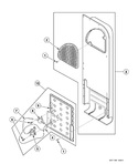 Diagram for Heater Duct And Element Assembly (electric Model Dryers)