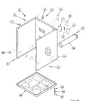 Diagram for Cabinet, Exhaust Duct And Base