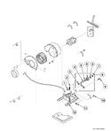 Diagram for Motor, Exhaust Fan And Belt (drawing 2 Of 2)