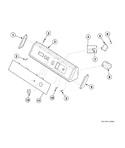 Diagram for Graphic Panel, Control Hood And Controls (drawing 5 Of 5)