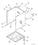 Diagram for Cabinet, Exhaust Duct And Base