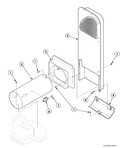 Diagram for Heater Duct - Gas Models Starting Serial No. S6333960xm