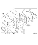 Diagram for Dryer Loading Door (drawing 1 Of 2)