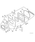 Diagram for Dryer Door With Window (drawing 1 Of 2)